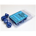 CHX26206 Opaque Blue/white Set d10 (10)