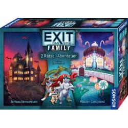 EXIT Das Spiel Family 2 Rätsel Abenteuer Schloss Gemeinstein und Mission Candyland