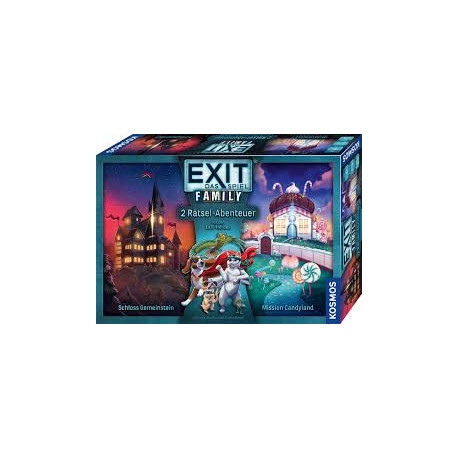 EXIT Das Spiel Family 2 Rätsel Abenteuer Schloss Gemeinstein und Mission Candyland