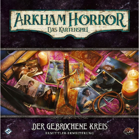 Arkham Horror Das Kartenspiel Der gebrochene Kreis Ermittler Erweiterung Deutsch