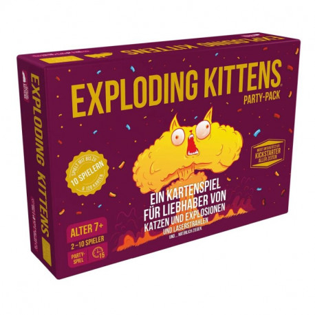 Exploding Kittens Party Pack (deutsche Ausgabe- bis 10 Spieler)