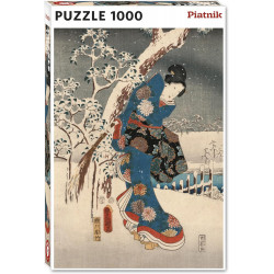 Puzzle 1000T Hiroshige Tale of Genji