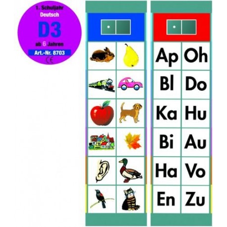 Flocards Set D3: Deutsch ab 6 Jahren