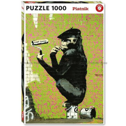 Puzzle Banksy Roller Chimp 1000T